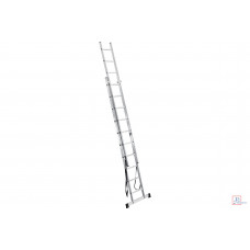 Лестница Ufuk PRO 2х10 ступеней, алюминивая двухсекционная