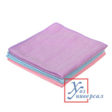 Салфетки д/уборки Vetta микрофибра универс. 30*30 см 3шт 3 цв 448-205 /12/