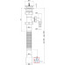 Гофросифон Ани G118 удл.1 1/2*40/50 отв.стир. /40/