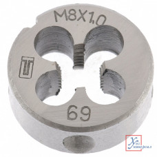Плашка Сибртех М8*1,0 /77019