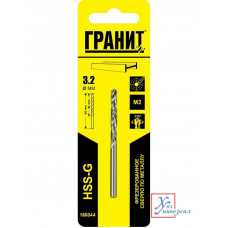 Сверло по мет. ГРАНИТ HSS-G 3,2х65мм 1шт. /165044