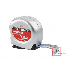 Рулетка MATRIX "MAGNETIC" 7,5м*25мм карм /31012 Рулетка MATRIX "MAGNETIC" 7,5м*25мм карм /31012