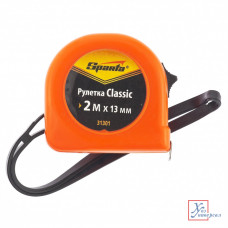 Рулетка SPARTA "Classic" 2м*13мм пластиковый корпус /31301 Рулетка SPARTA "Classic" 2м*13мм пластиковый корпус /31301