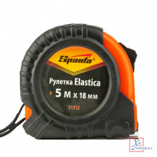 Рулетка SPARTA "Elastica" 5м*18мм обрезиненный корпус /31312 Рулетка SPARTA "Elastica" 5м*18мм обрезиненный корпус /31312