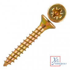 Саморез г/к, дер,ДСП 3,8*64 (250шт) желт.цинк 