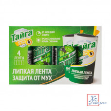 Лента от мух Тайга 4 шт /48/