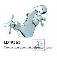 Смеситель Lemen тюльпан LD-19363 кер.крест Л /10/