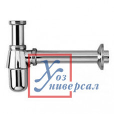 Сифон Ани BRB1004 1 1/4*32 с прямой трубой 32*32 хром,бутылочный /6/