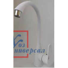 Смеситель Lemen д/м S91503W боковой D35 шпилька белый П /10/