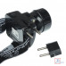 Фонарь налобный Ермак LED, аккум. вилка, 8*6*7,5см 5реж. 328-046 /2/120/