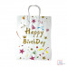 Пакет подарочный бумажный крафт 33*26*12 см Happy BirthDay 15443 /12/